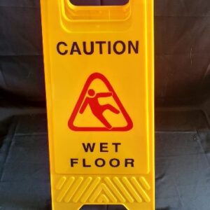 Wet floor sign